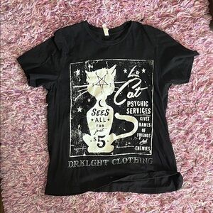 Black Cat Psychic Services Graphic T-Shirt